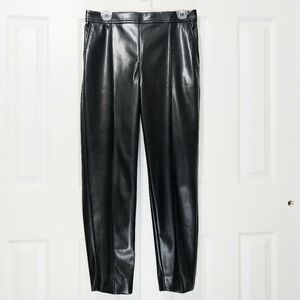 Banana Republic Faux Leather Capri Pants, Size S